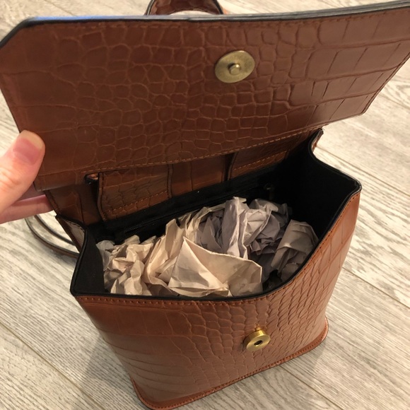 SOLD Faux Leather Mini Backpack - Picture 5 of 5